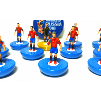 Subbuteo Andrew Table Soccer Spain  World Cup 2018 on Classic Hasbro Bases